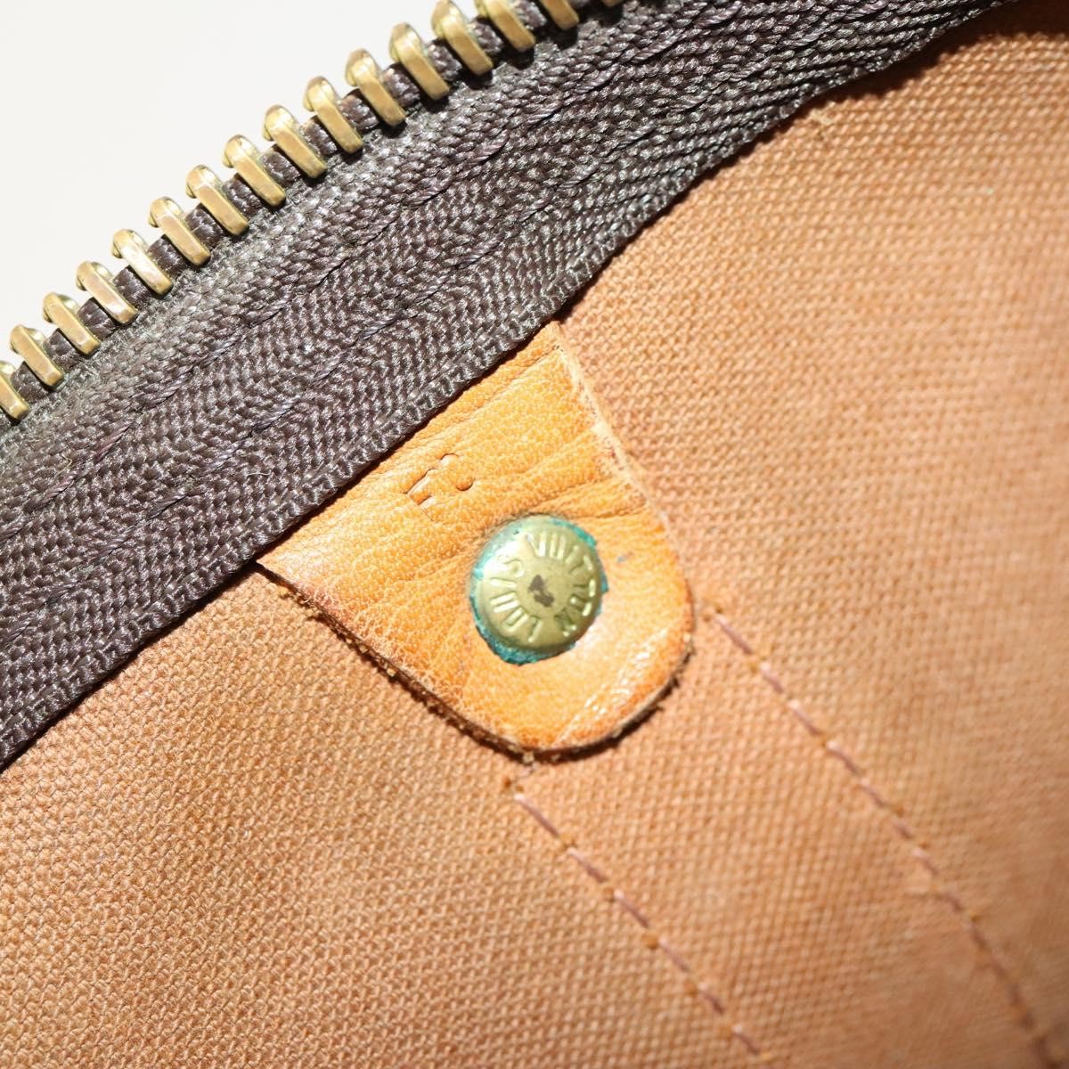 Louis Vuitton Keepall Bandouliere Bag Monogram Canvas, BROWN, CANVAS, Travel bag