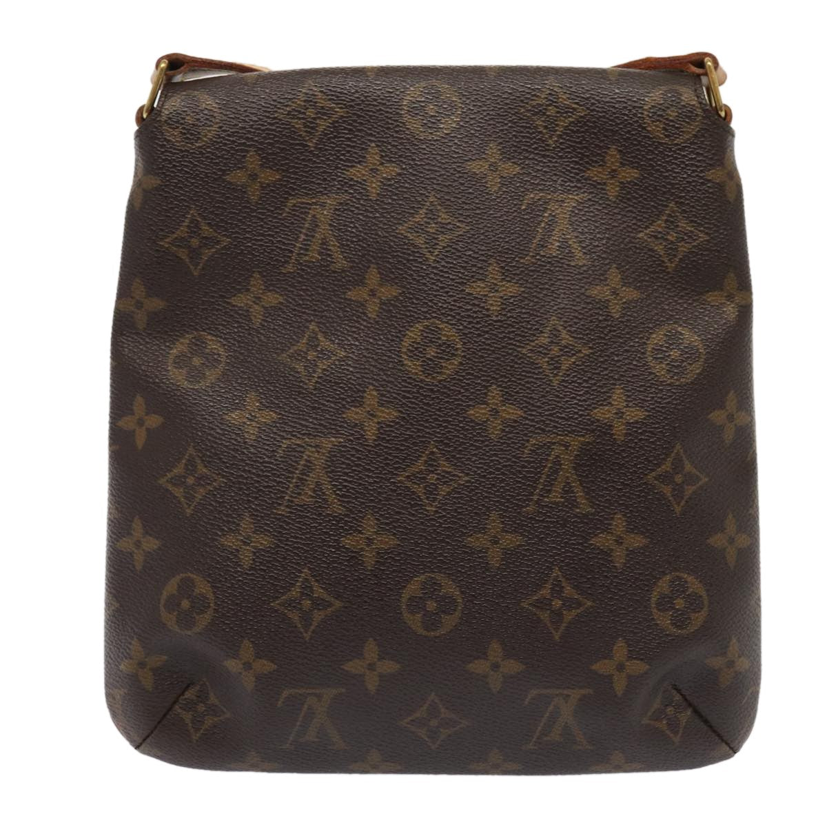 Louis Vuitton Musette Handbag Monogram Canvas, BROWN, CANVAS, Shoulder bag
