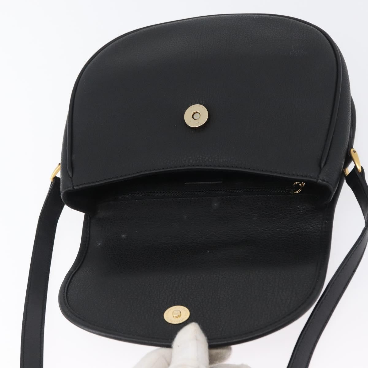 Gucci Vintage Shoulder Bag Leather, BLACK, LEATHER, Shoulder bag