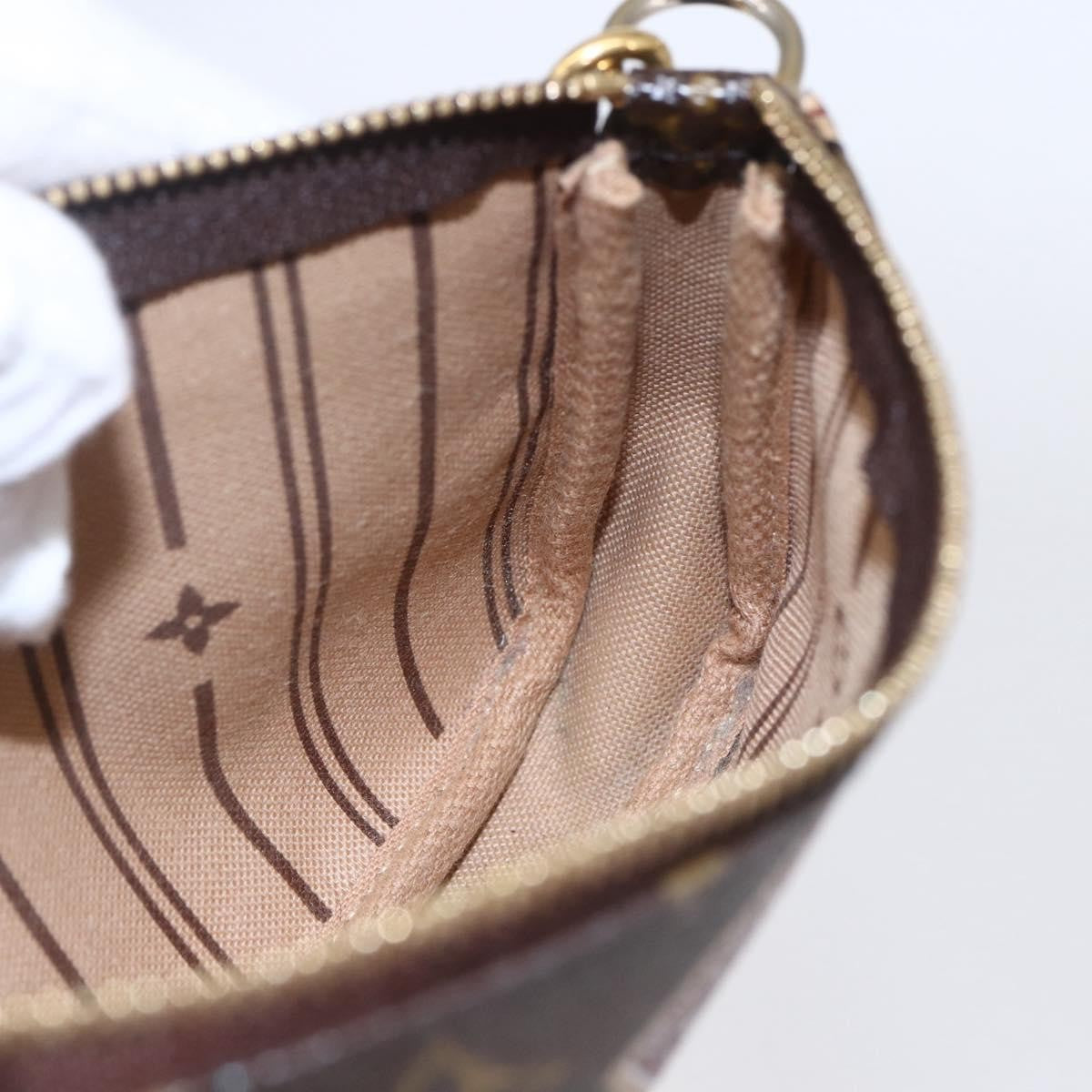 Louis Vuitton Mini pochette accessoire Limited edition Monogram canvas, BROWN, CANVAS, Accessory