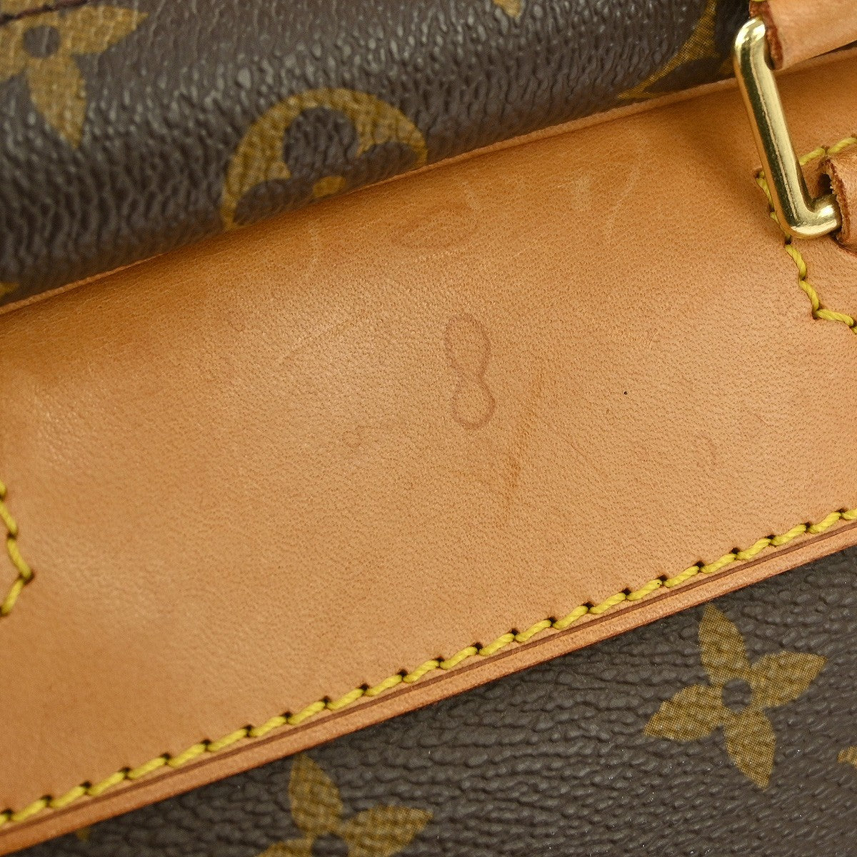 Louis Vuitton Deauville Handbag Monogram Canvas, BROWN, CANVAS, Handbag