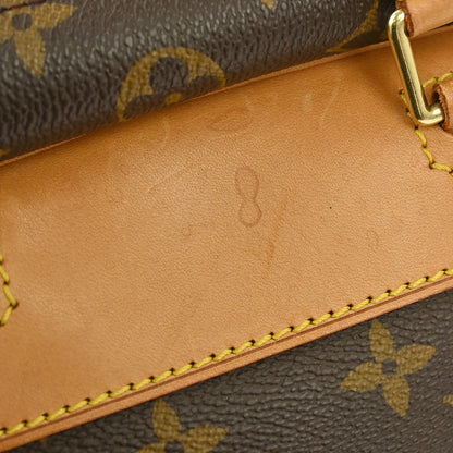 Louis Vuitton Deauville Handbag Monogram Canvas, BROWN, CANVAS, Handbag