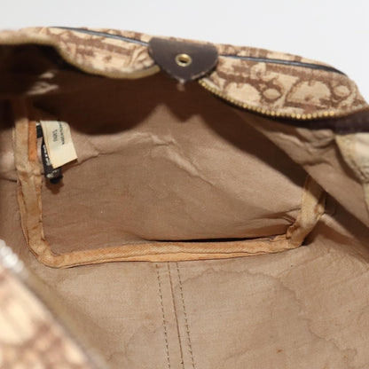 Christian Dior Vintage Trotter Boston Bag Diorissimo Canvas, BROWN, CANVAS, Handbag