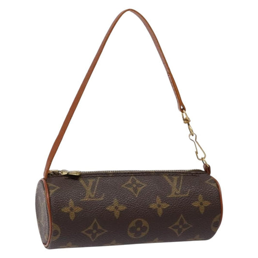 Louis Vuitton Papillon Pochette Monogram Canvas, BROWN, CANVAS, Handbag