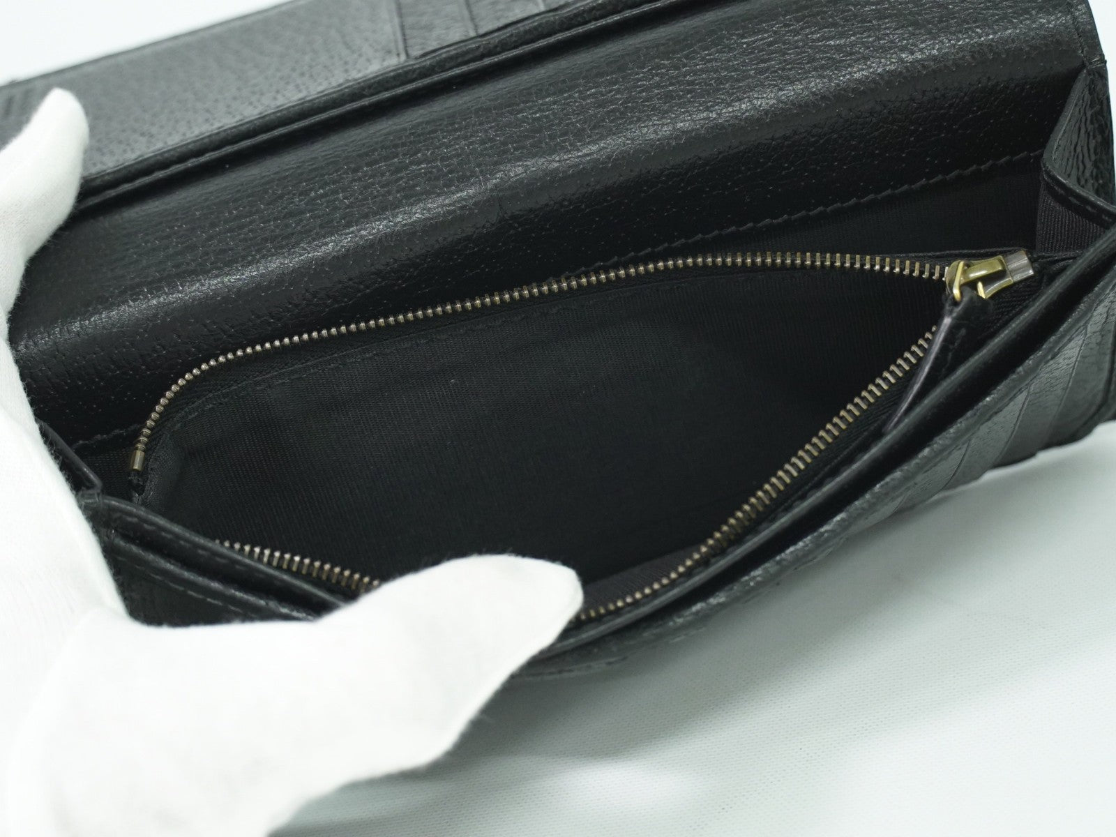 Gucci GG Marmont Wallet Leather, BLACK, LEATHER, Wallets