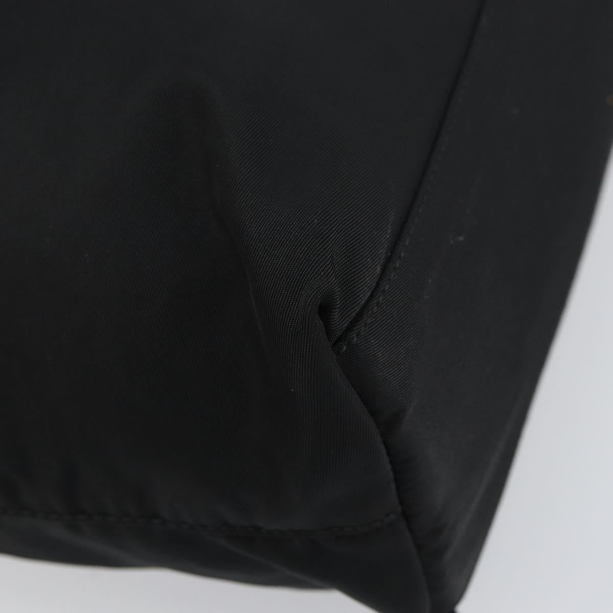 Prada Vintage Zip Tote Tessuto, Black, Nylon, Tote Bag