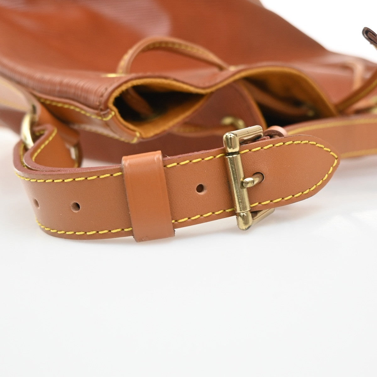 Louis Vuitton Noe Handbag Epi Leather, BROWN, LEATHER, Shoulder bag