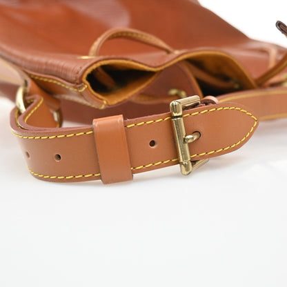 Louis Vuitton Noe Handbag Epi Leather, BROWN, LEATHER, Shoulder bag