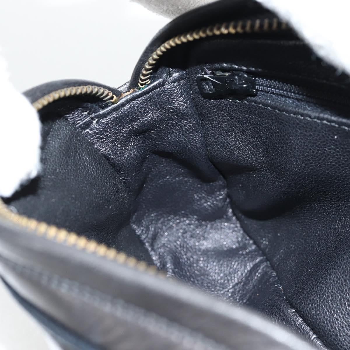 Chanel Vintage Diamond CC Camera Bag Quilted Lambskin, Black, Leather, Clutch
