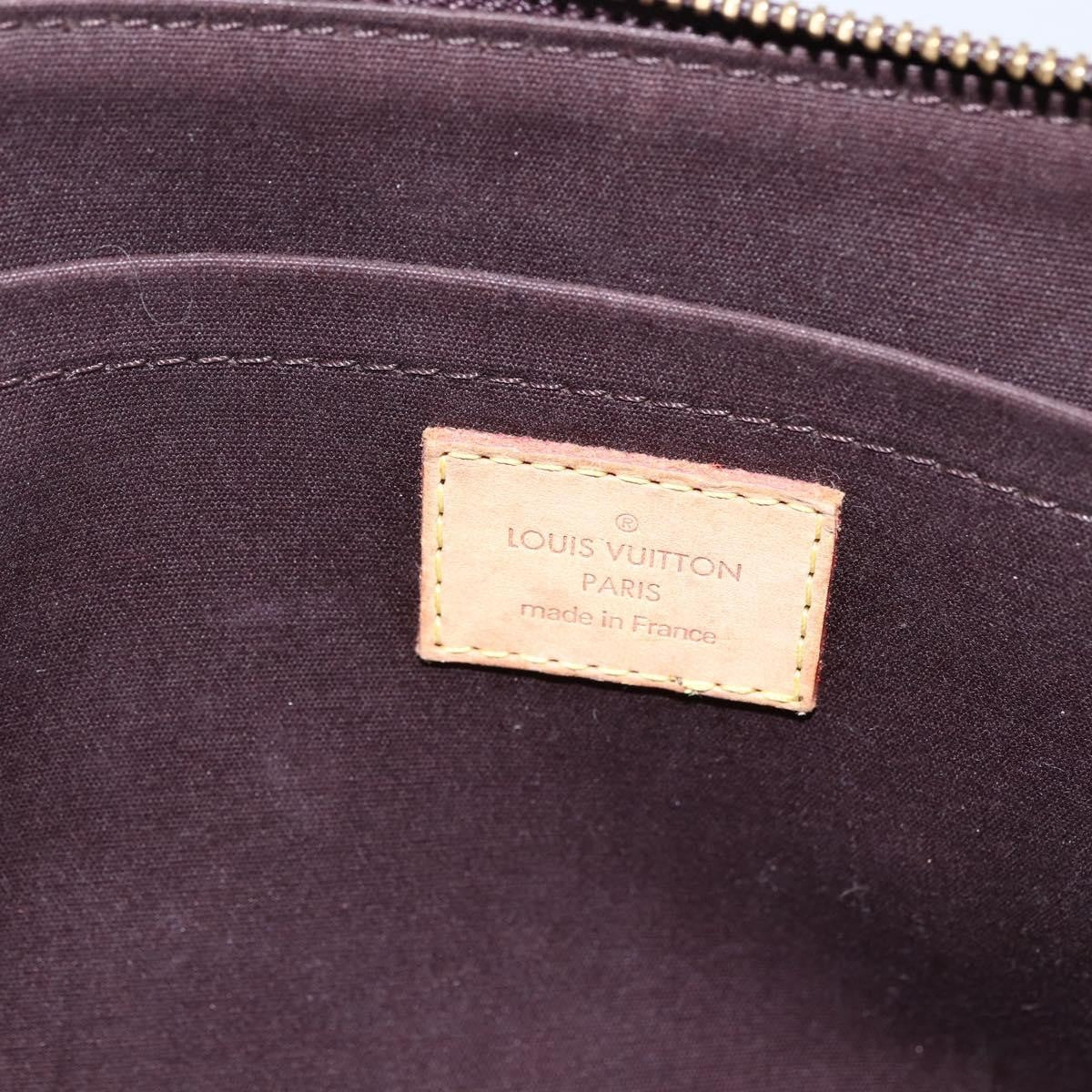Louis Vuitton Rosewood Avenue Handbag Monogram Vernis, BURGUNDY, PATENT_LEATHER, Shoulder bag