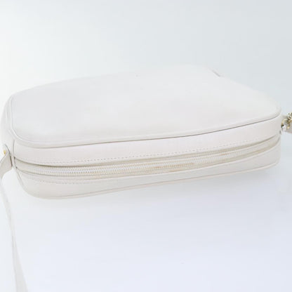 Salvatore Ferragamo Gancini Crossbody Bag Leather, GOLD, LEATHER, Shoulder bag