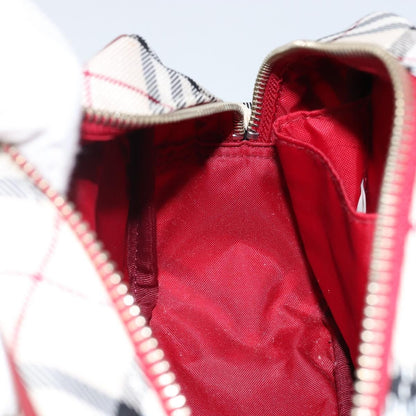 Burberry Nova Check Blue Label Canvas, BEIGE, CANVAS, Shoulder bag