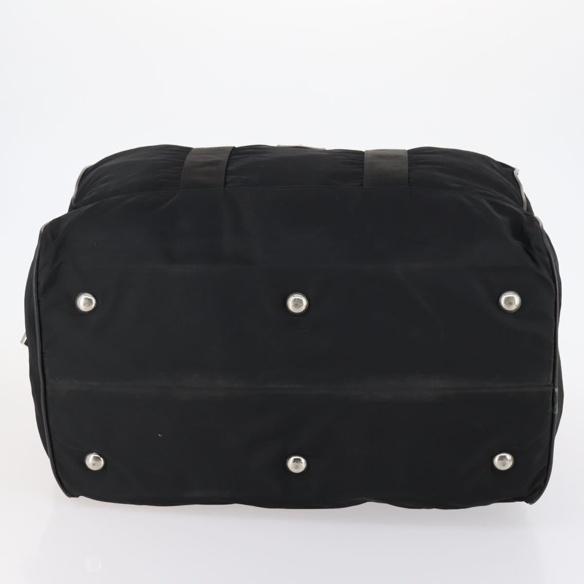 Prada Boston Bag Tessuto, BLACK, NYLON, Handbag