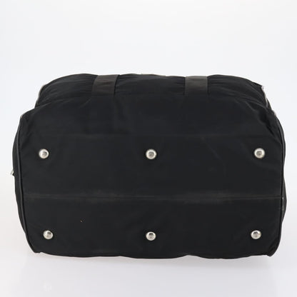 Prada Boston Bag Tessuto, BLACK, NYLON, Handbag