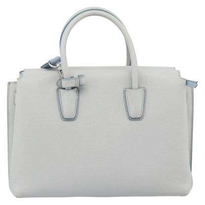 MCM Milla Leather, Gray, Leather, Handbag