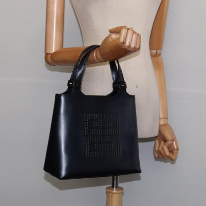 Givenchy Vintage 4G handbag Leather, NAVY, LEATHER, Handbag