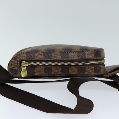 Louis Vuitton Geronimos Waist Bag Damier, BROWN, CANVAS, Travel bag