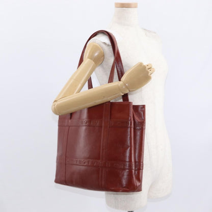 Givenchy Vintage Tote Bag Leather, BROWN, LEATHER, Tote bag