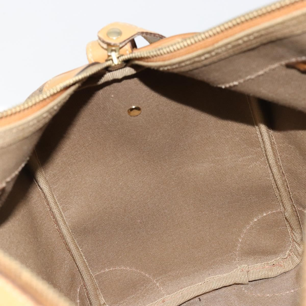 Gucci Vintage Travel bag GG Canvas, Beige, PVC, Travel Bag