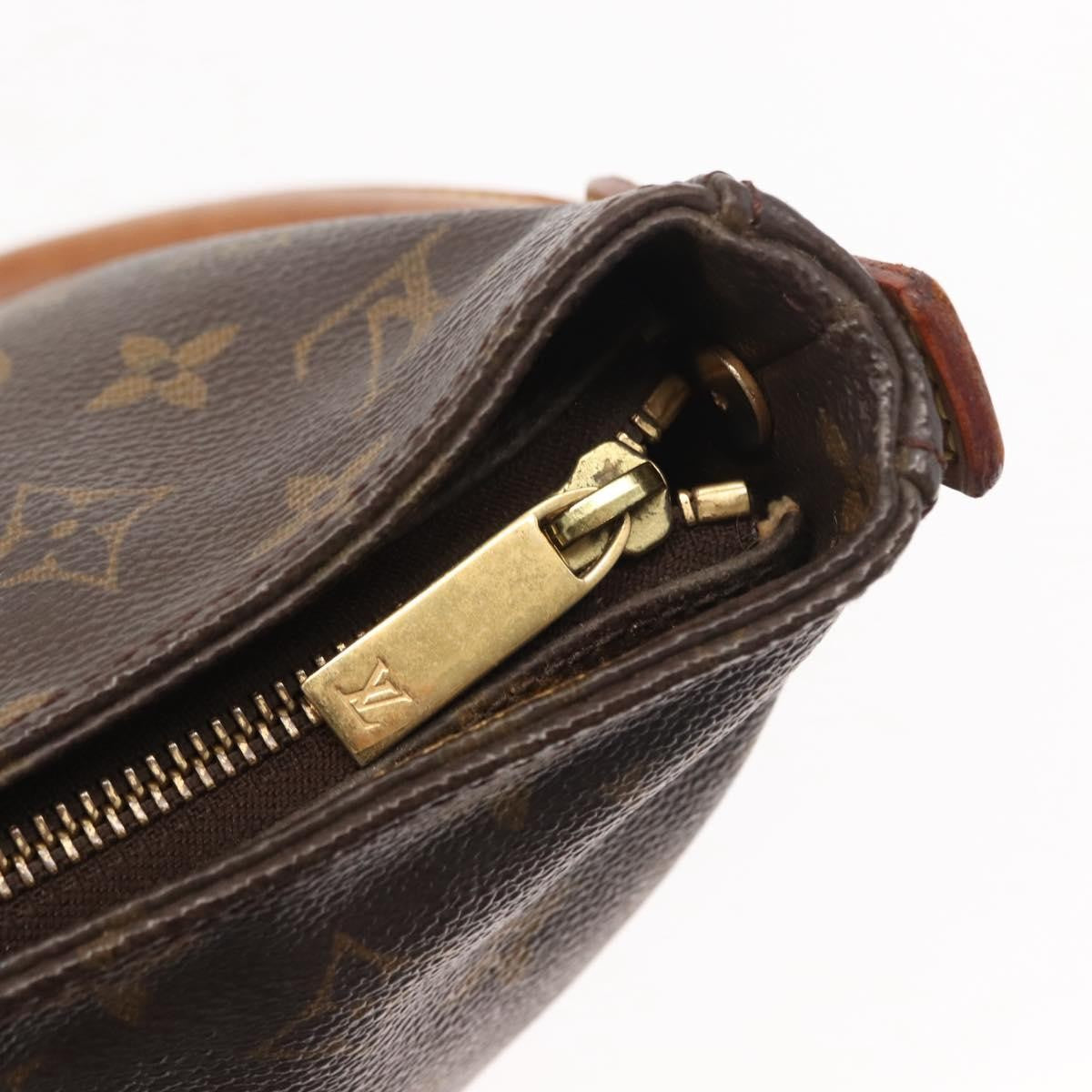 Louis Vuitton Looping Handbag Monogram Canvas, BROWN, CANVAS, Shoulder bag