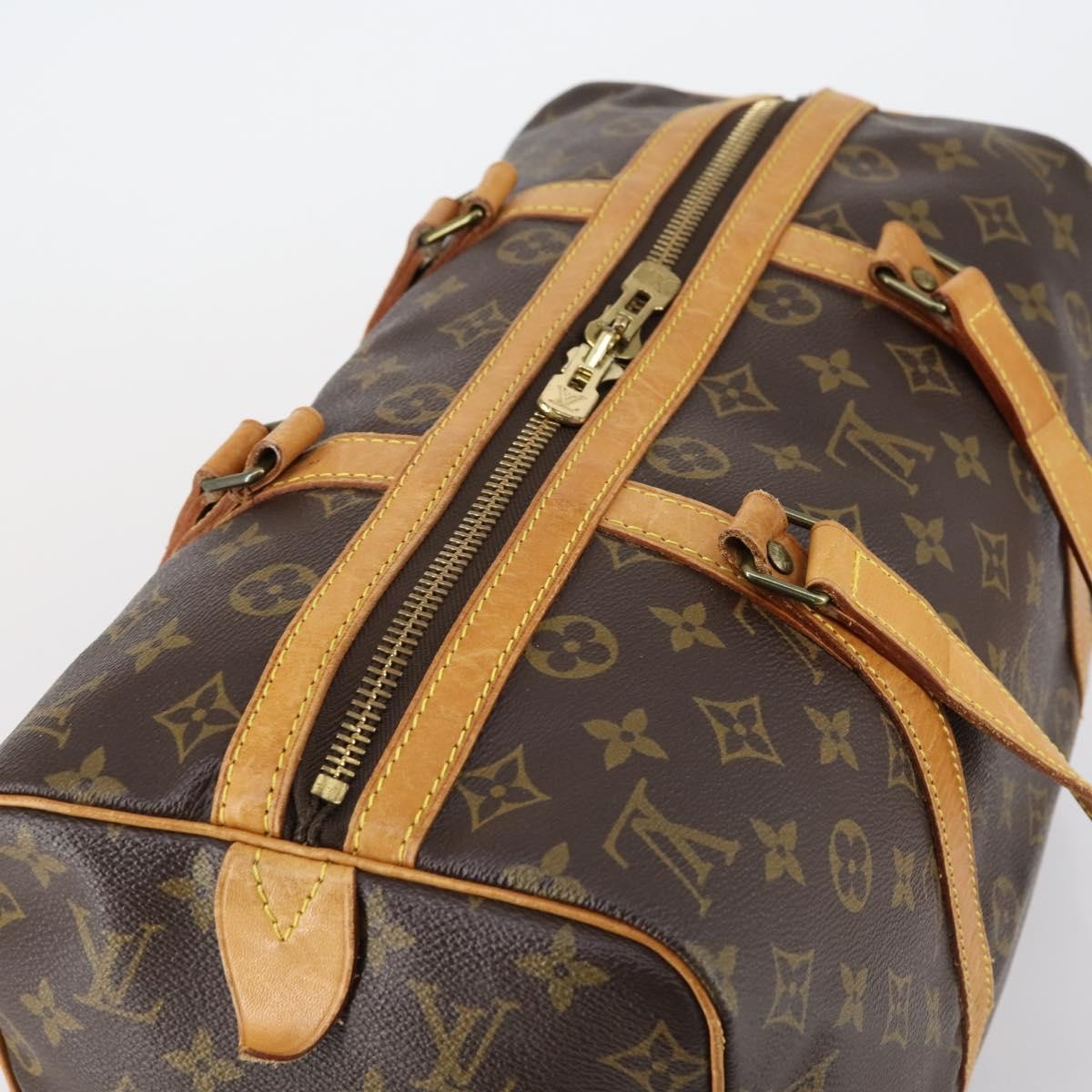 Louis Vuitton Sac Souple Handbag Monogram Canvas, BROWN, CANVAS, Travel bag