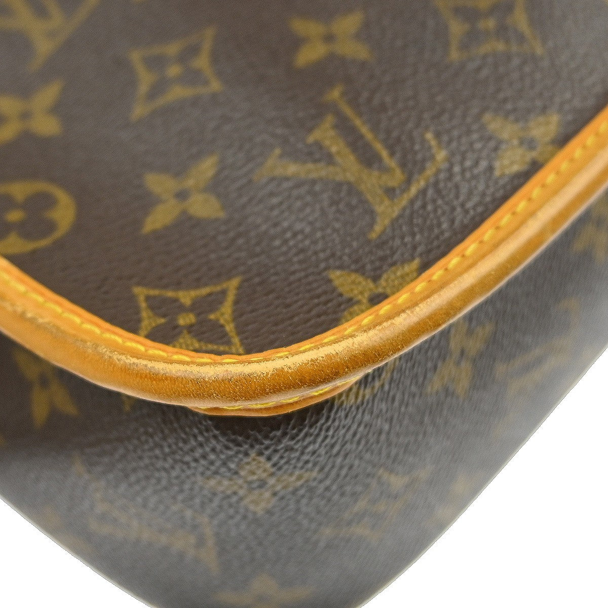 Louis Vuitton Sologne Handbag Monogram Canvas, Brown, Canvas, Shoulder Bag