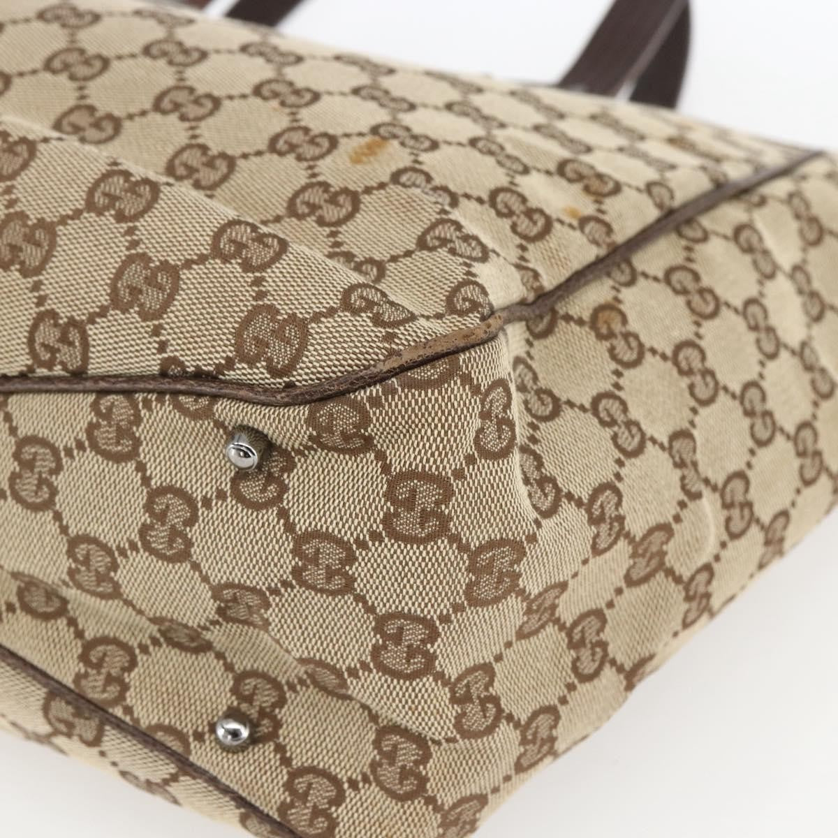 Gucci Vintage Open Tote GG Canvas, BEIGE, CANVAS, Tote bag