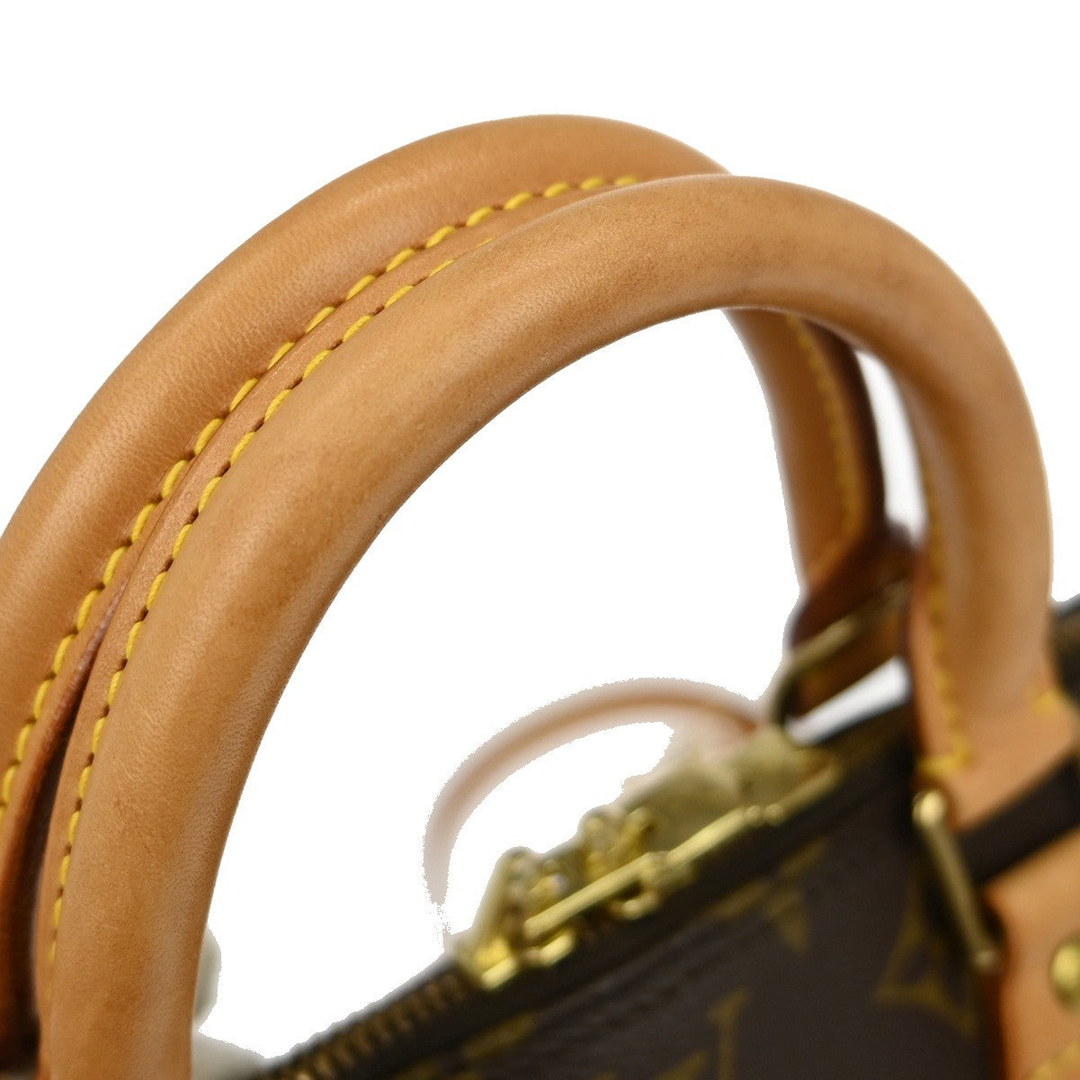 Louis Vuitton Alma Handbag Monogram Canvas, BROWN, CANVAS, Handbag