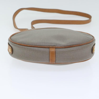 Christian Dior CD Shoulder bag Canvas and Leather, GRAY, CANVAS, Shoulder bag