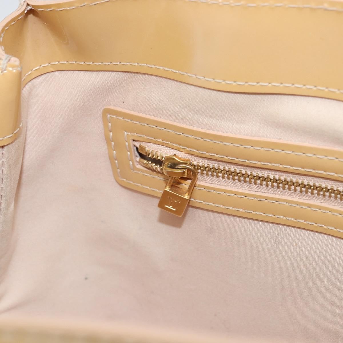 Louis Vuitton Wilshire Handbag Monogram Vernis, BEIGE, PATENT_LEATHER, Tote bag