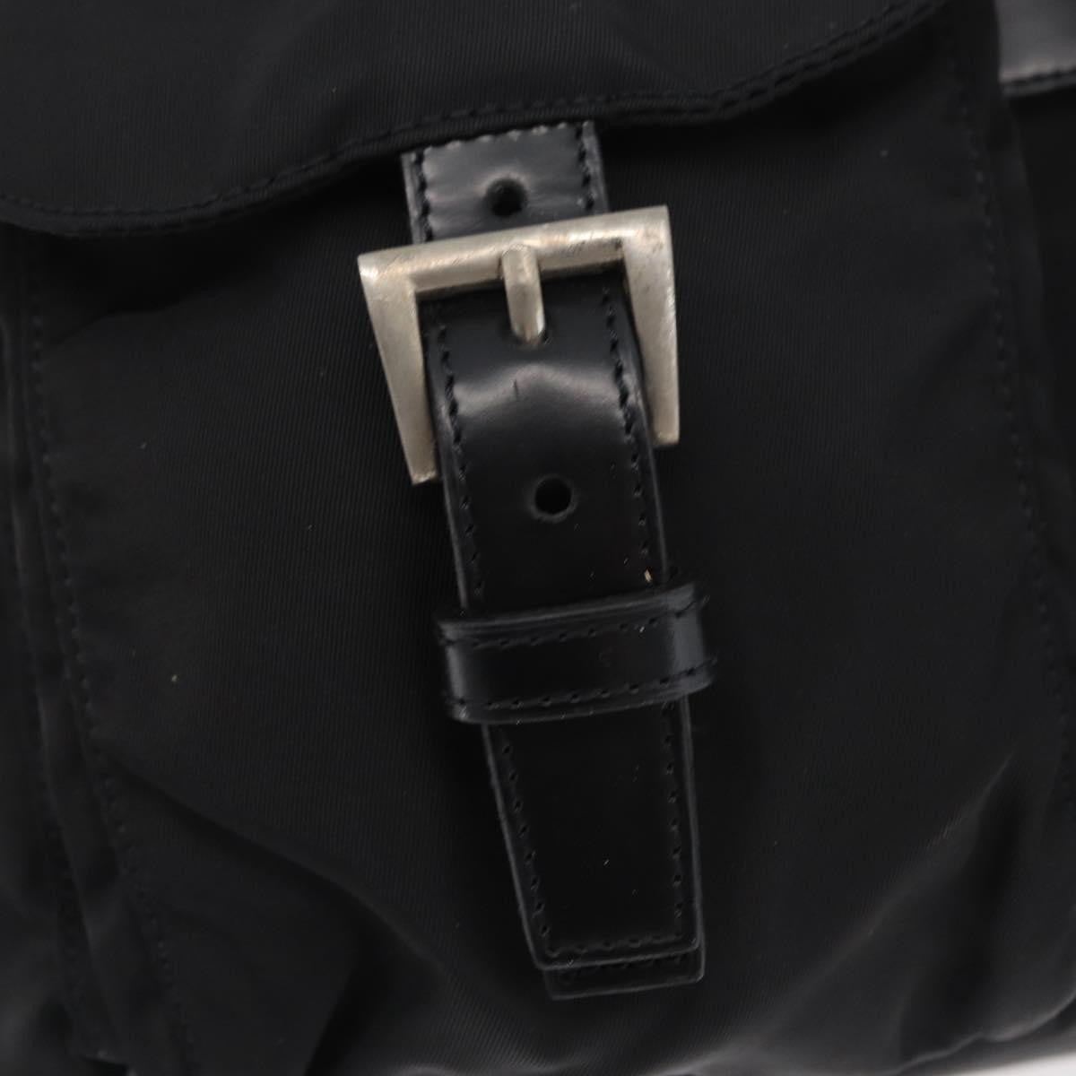 Prada Sac à dos Re-nylon nylon, Black, Nylon, Backpack
