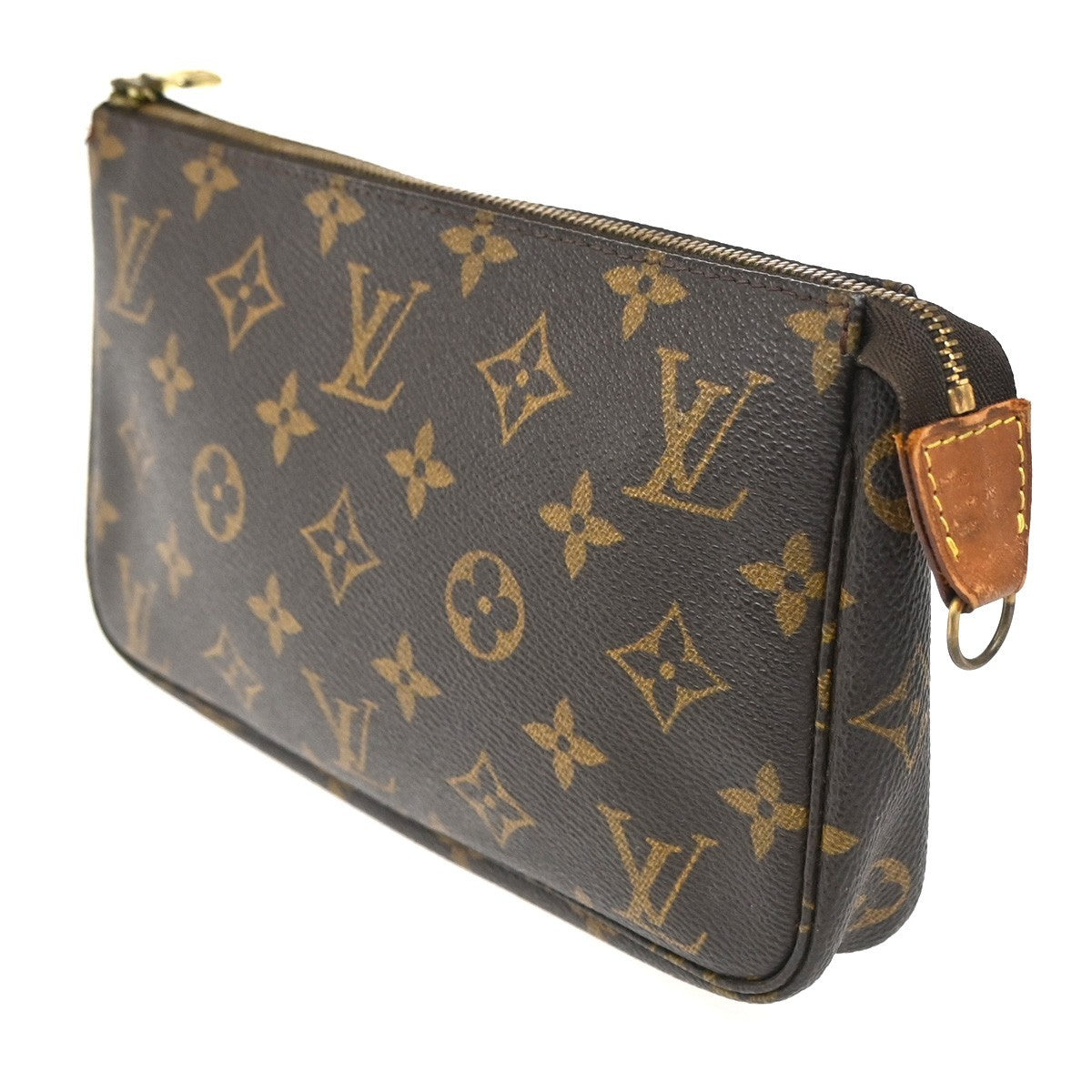Louis Vuitton Pochette Accessoires NM Monogram Canvas, BROWN, CANVAS, Clutche & pouche