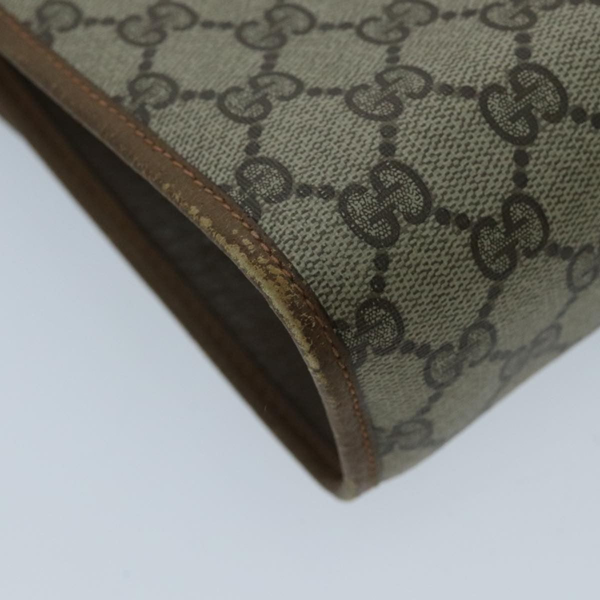 Gucci Sherry line pouch Canvas, Beige, Canvas, Clutch