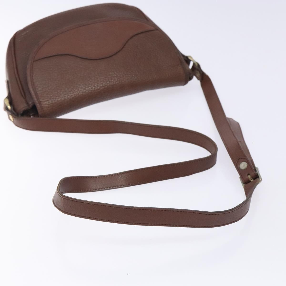 Burberry Flap Shoulder Bag Leather, BROWN, LEATHER, Shoulder bag