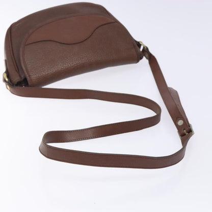 Burberry Flap Shoulder Bag Leather, BROWN, LEATHER, Shoulder bag