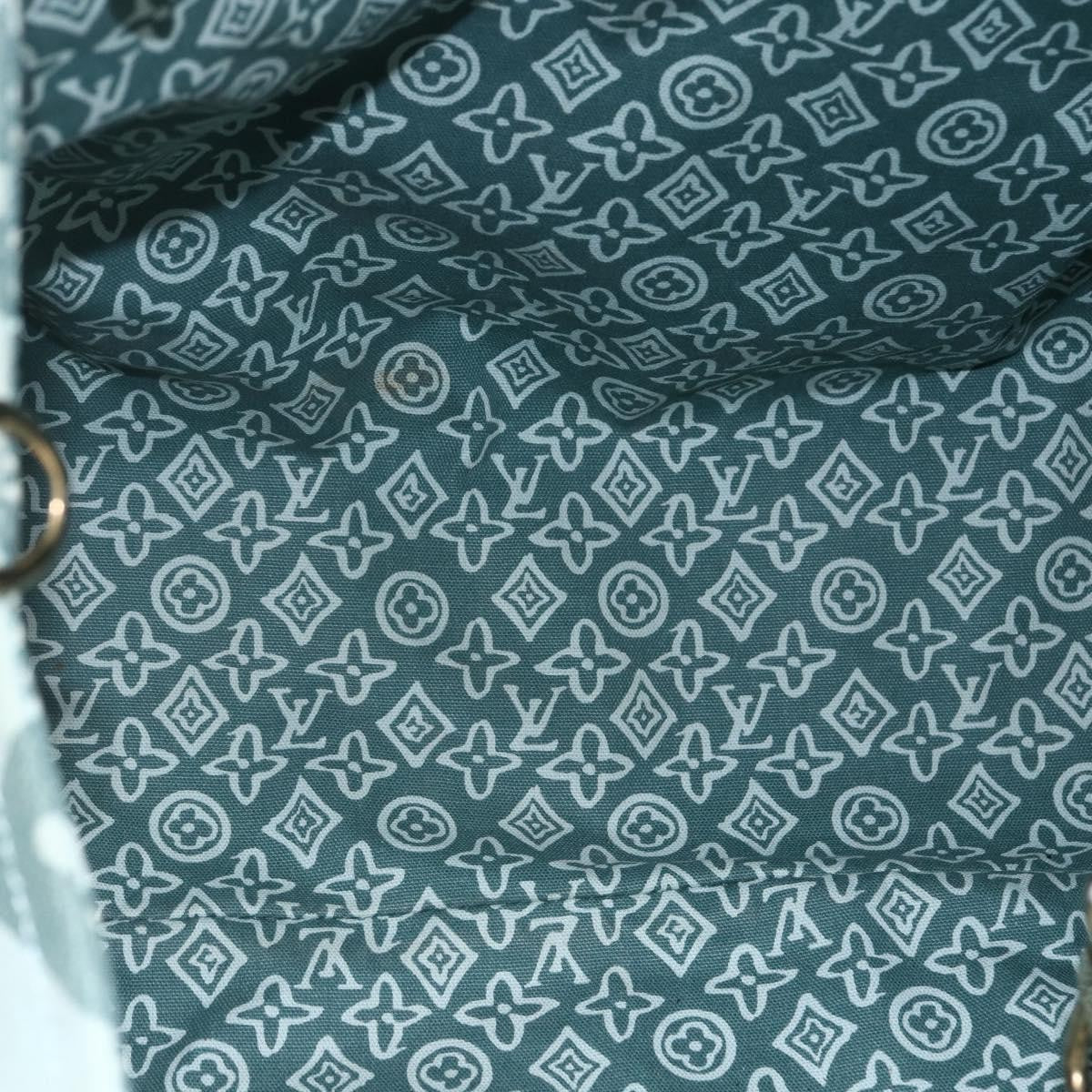 Louis Vuitton Tahitienne Cabas Canvas, GREEN, CANVAS, Tote bag