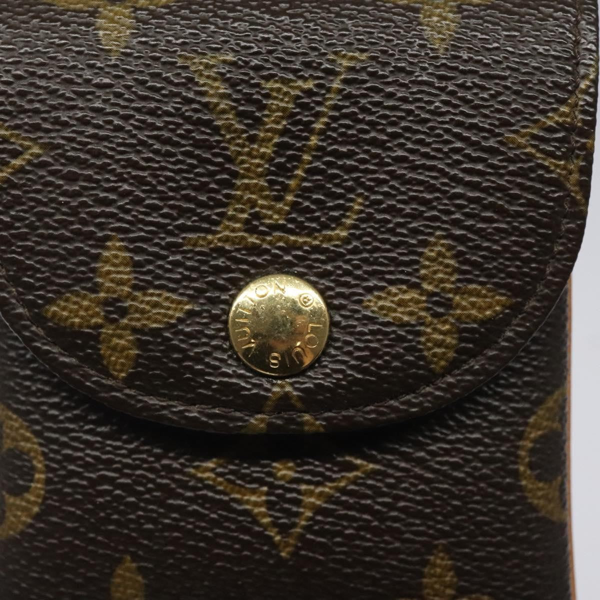 Louis Vuitton Étui Téléphone Monogram Canvas, BROWN, CANVAS, Tech accessory