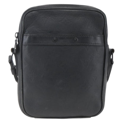 Louis Vuitton Danube Handbag Monogram Shadow Leather, BLACK, LEATHER, Shoulder bag