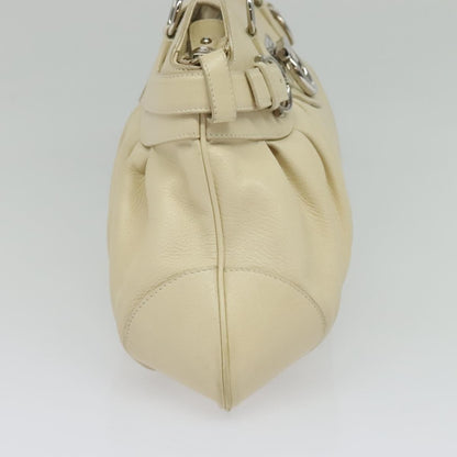 Salvatore Ferragamo Marisa Satchel Leather, BEIGE, LEATHER, Tote bag