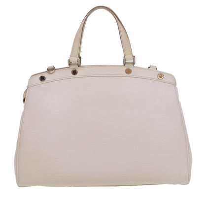 Louis Vuitton Brea Handbag Epi Leather, WHITE, LEATHER, Handbag