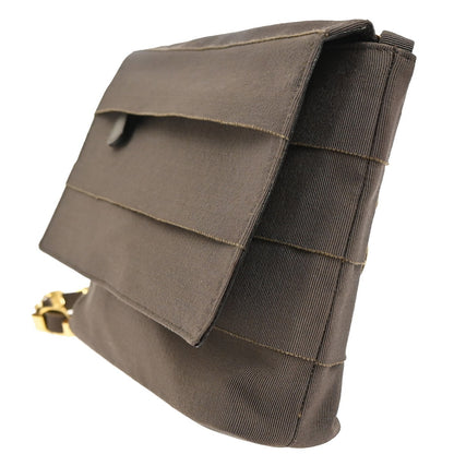 Salvatore Ferragamo Vala Shoulder Bag Canvas, Brown, Canvas, Shoulder Bag