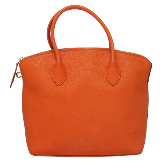Louis Vuitton Suhali Lockit Handbag Leather, ORANGE, LEATHER, Handbag