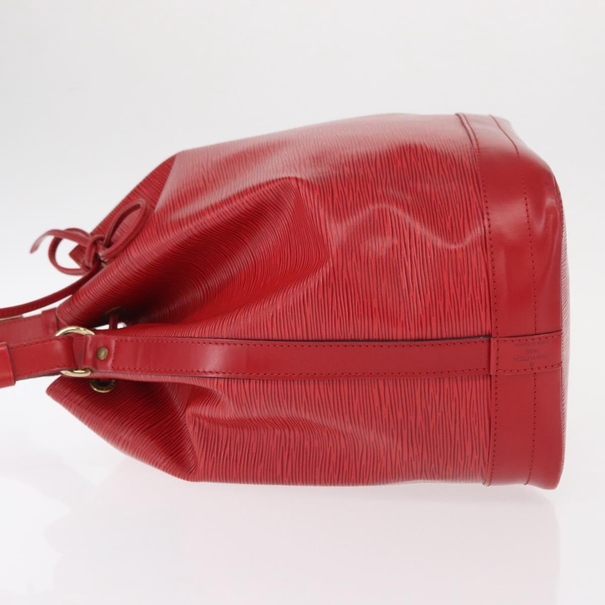 Louis Vuitton Petit Noe NM Handbag Epi Leather, RED, LEATHER, Shoulder bag