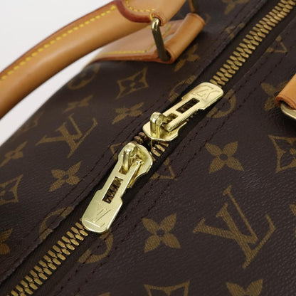 Louis Vuitton Keepall Bag Monogram Canvas, BROWN, CANVAS, Travel bag