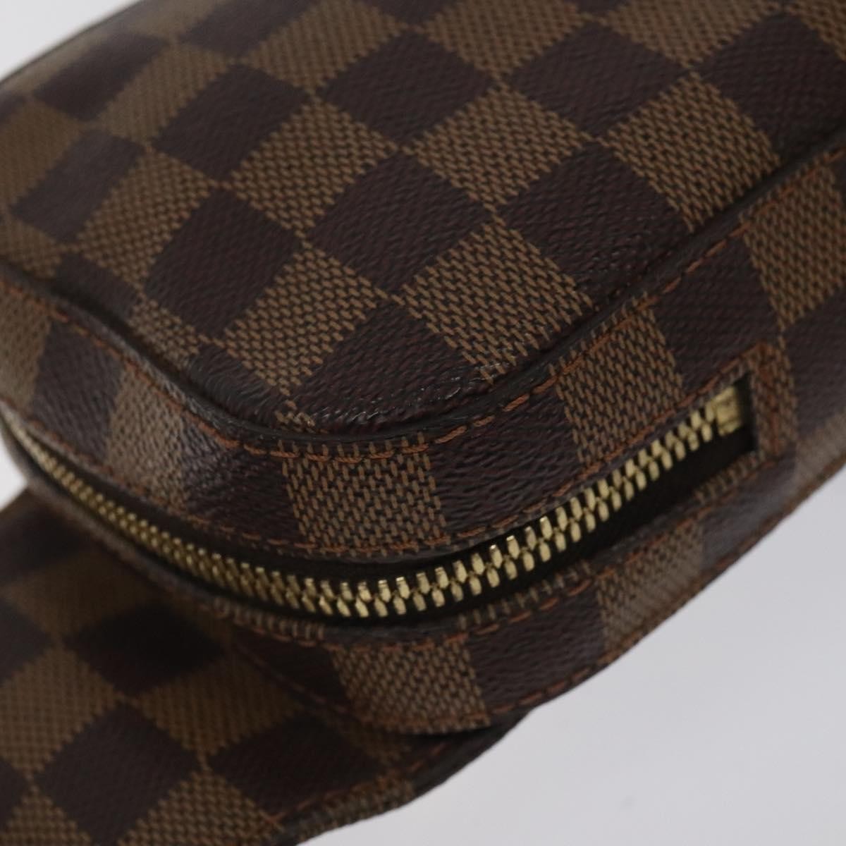 Louis Vuitton Geronimos Waist Bag Damier, BROWN, CANVAS, Travel bag