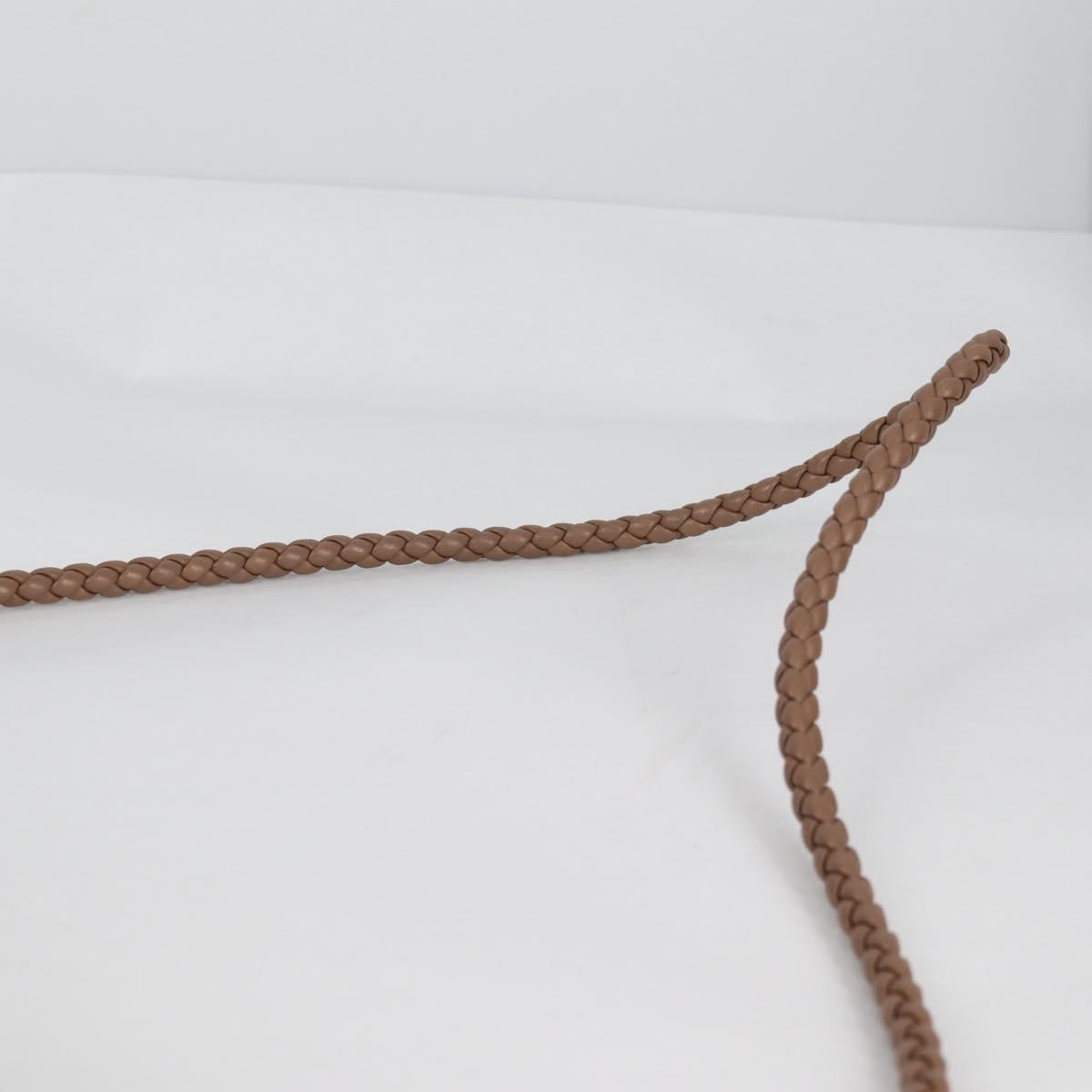 Gucci Braided Strap Zip Messenger Leather, BROWN, LEATHER, Shoulder bag