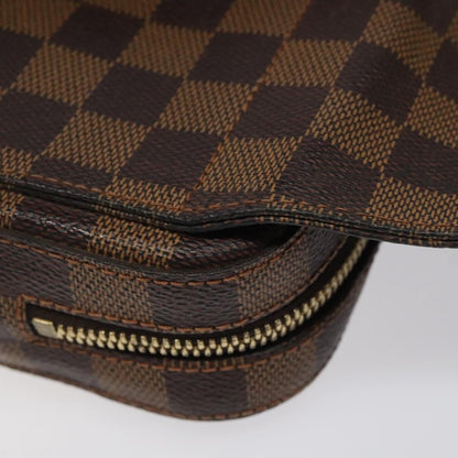 Louis Vuitton Geronimos Waist Bag Damier, BROWN, CANVAS, Shoulder bag