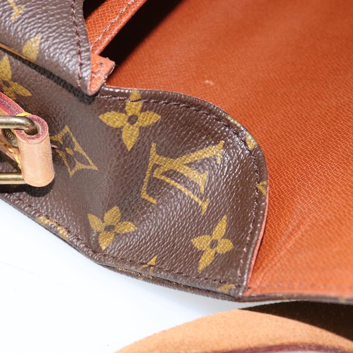Louis Vuitton Cartouchiere Handbag Monogram Canvas, BROWN, CANVAS, Shoulder bag