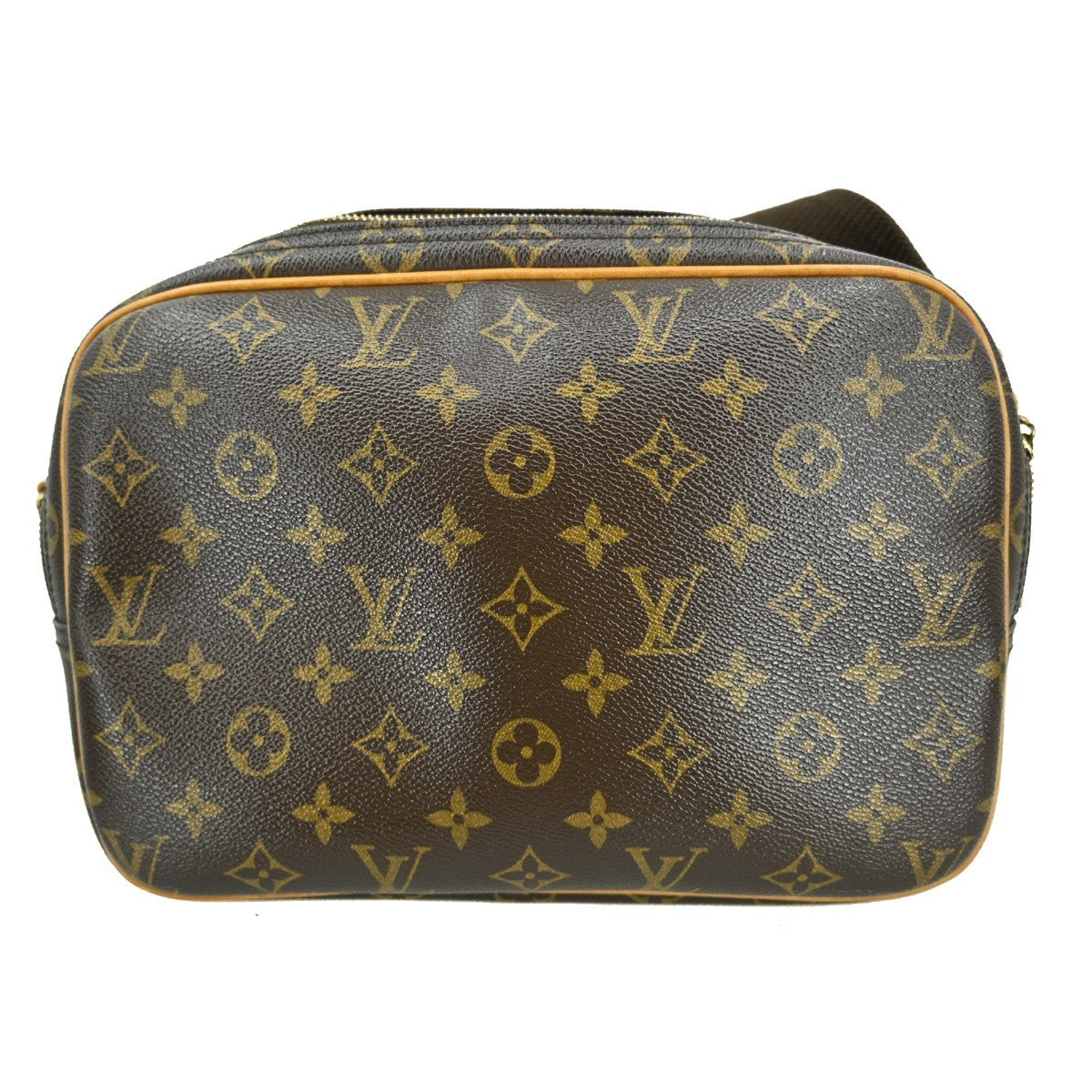Louis Vuitton Reporter Bag Monogram Canvas, BROWN, CANVAS, Shoulder bag