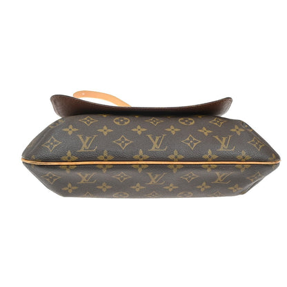 Louis Vuitton Musette Salsa Handbag Monogram Canvas, BROWN, LEATHER, Shoulder bag